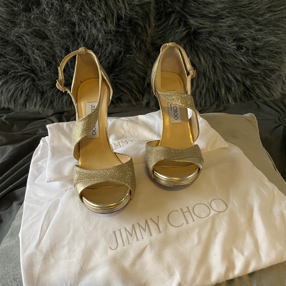 strappy jimmy choo heels